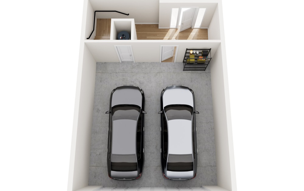 Ascent - 3 bedroom floor plan layout with 2.5 bathrooms and 1504 square feet (Floor 1)